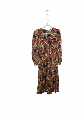 Walter Baker Viva Royal Garden floral Midi Dress